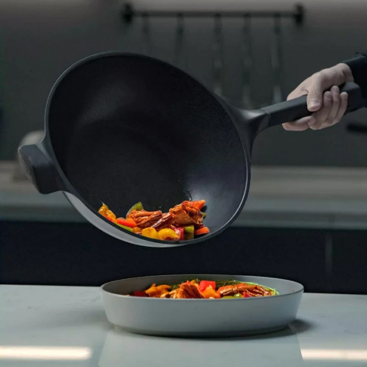 9 HUOHOU HU0069 - Non-Stick Cookware Wok Pan  - 32cm Diameter