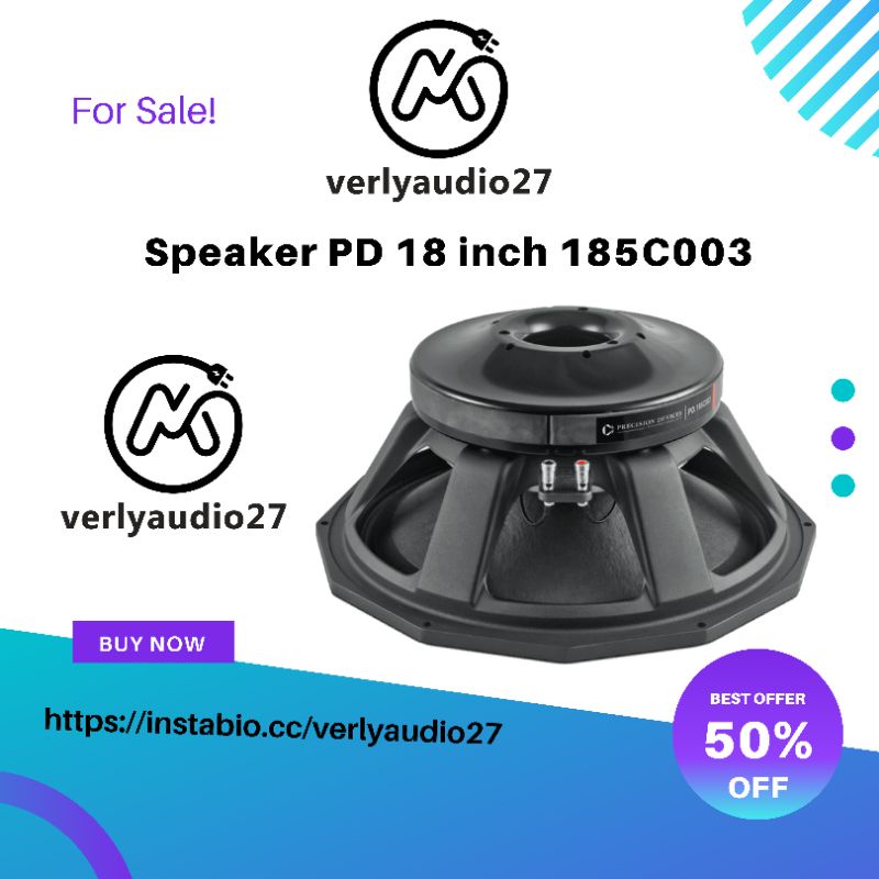 Speaker Component PD 185C003 18 Inch Daun Couting Voice Coil Spul 5 inci PD 185 C003 Speaker Pd 18 I