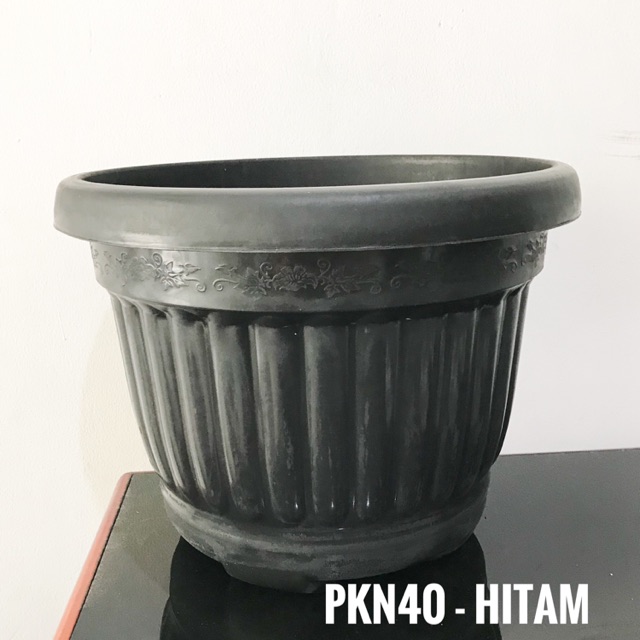 Pot Tanaman | Pot Plastik | Pot Kembang | Pot Besar - PKN40 Hitam