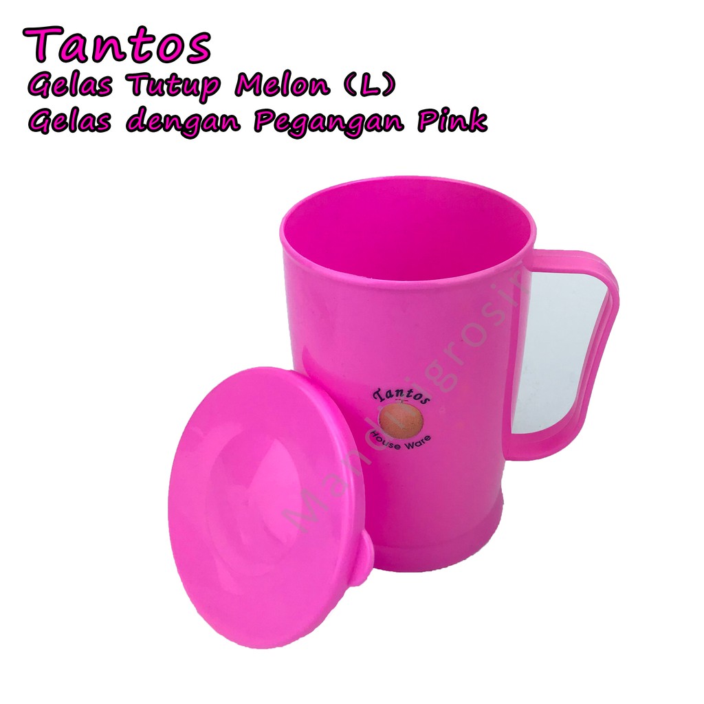 Cangkir dengan pegangan * Gelas Tutup Melon L * Pink * 5176GT