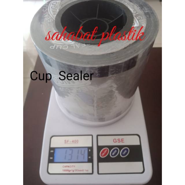 Plastik Press Lid Cup Sealer 1200 cup