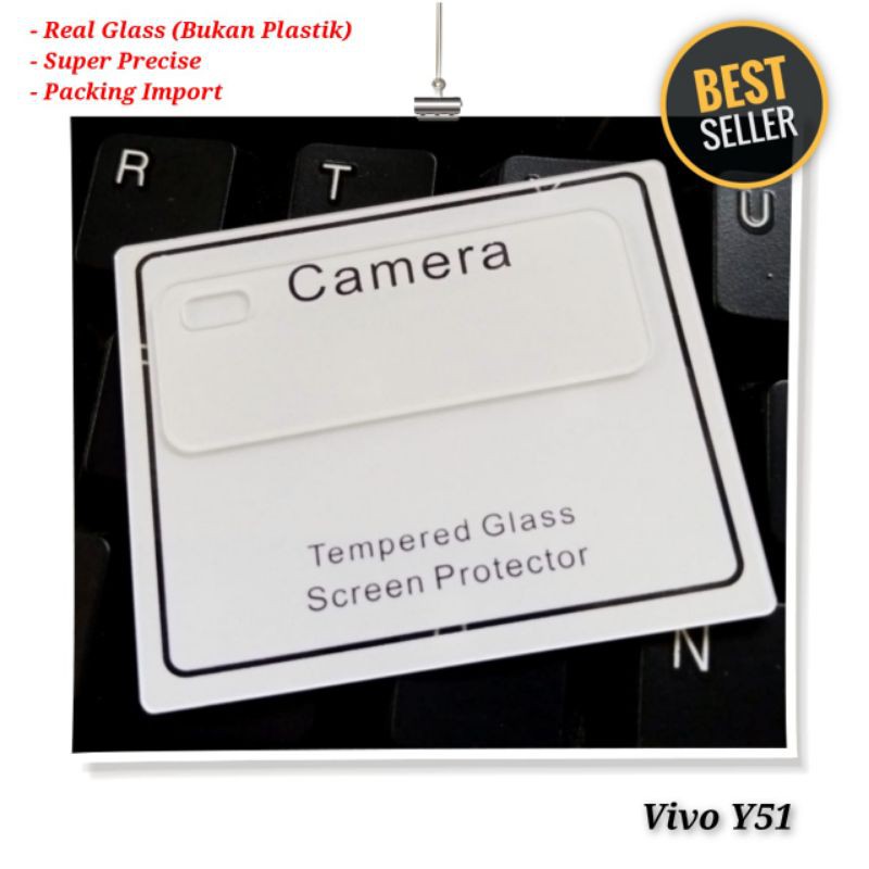 Tempered Glass Camera Vivo Y51 Y12s Real Lens Protector bukan Plastik