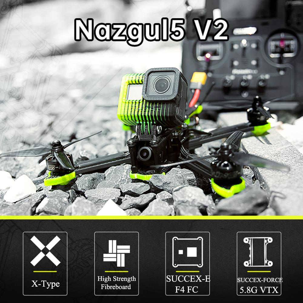 Toys Store -   iflight nazgul5 V2 6s 5inch BNF TBS nano Rx