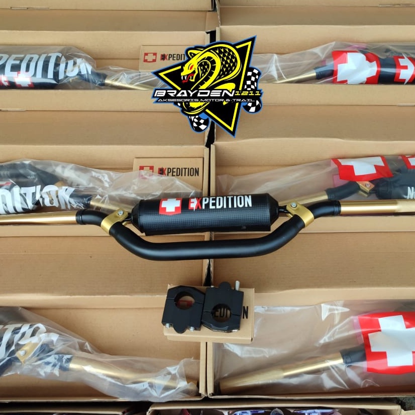 stang fatbar twinwall expedition set barpad dan riser klx crf dtracker stang stir expedition