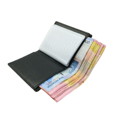 Dompet Kartu 18 in 1 Card Holder + slot uang kulit sintetis MODEL JAHIT KETUPAT