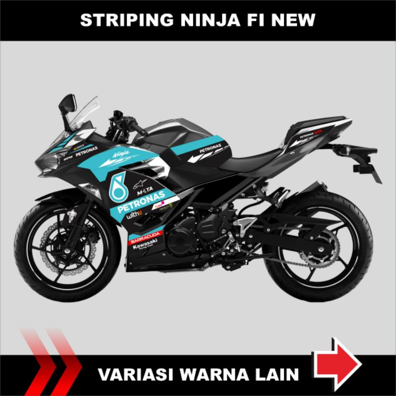 Sticker Striping Ninja 250FI New Variasi Petronas