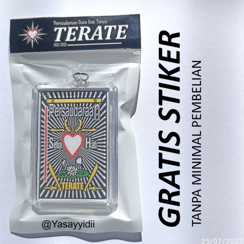 gantungan kunci Akrilik Lambang PSHT//gantungan kunci Psht keren