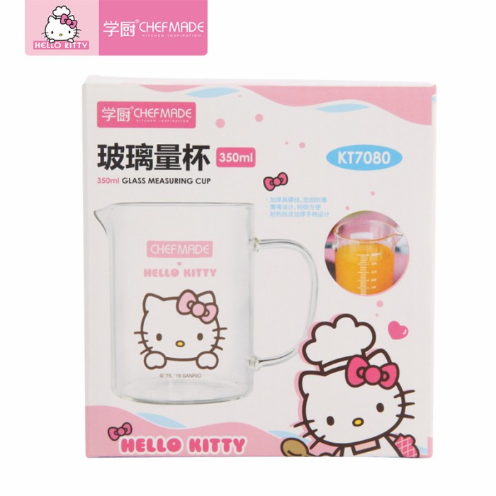 Chefmade KT7080 - Gelas Takar Hello Kitty / Measuring Glass 350ml