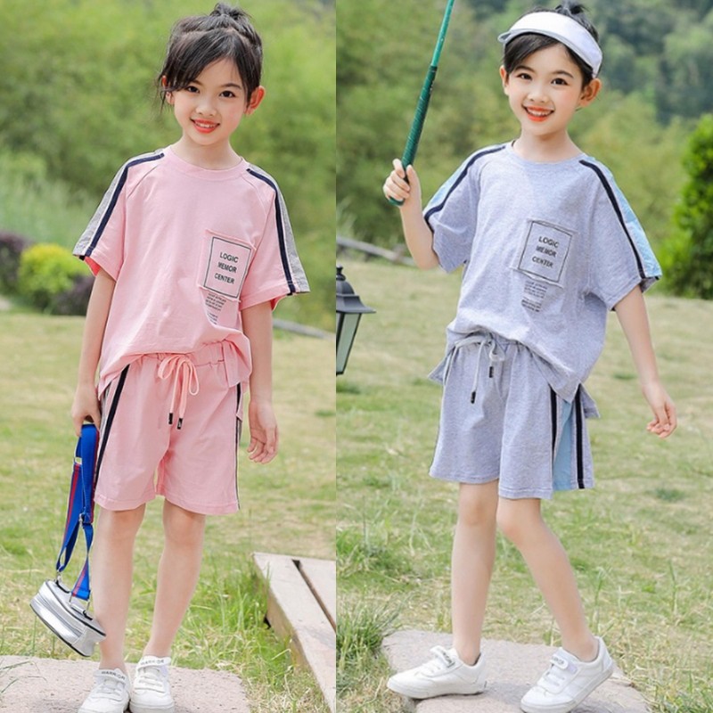 SETELAN BAJU ANAK PEREMPUAN LOGIC PINK DAN ABU | BAJU