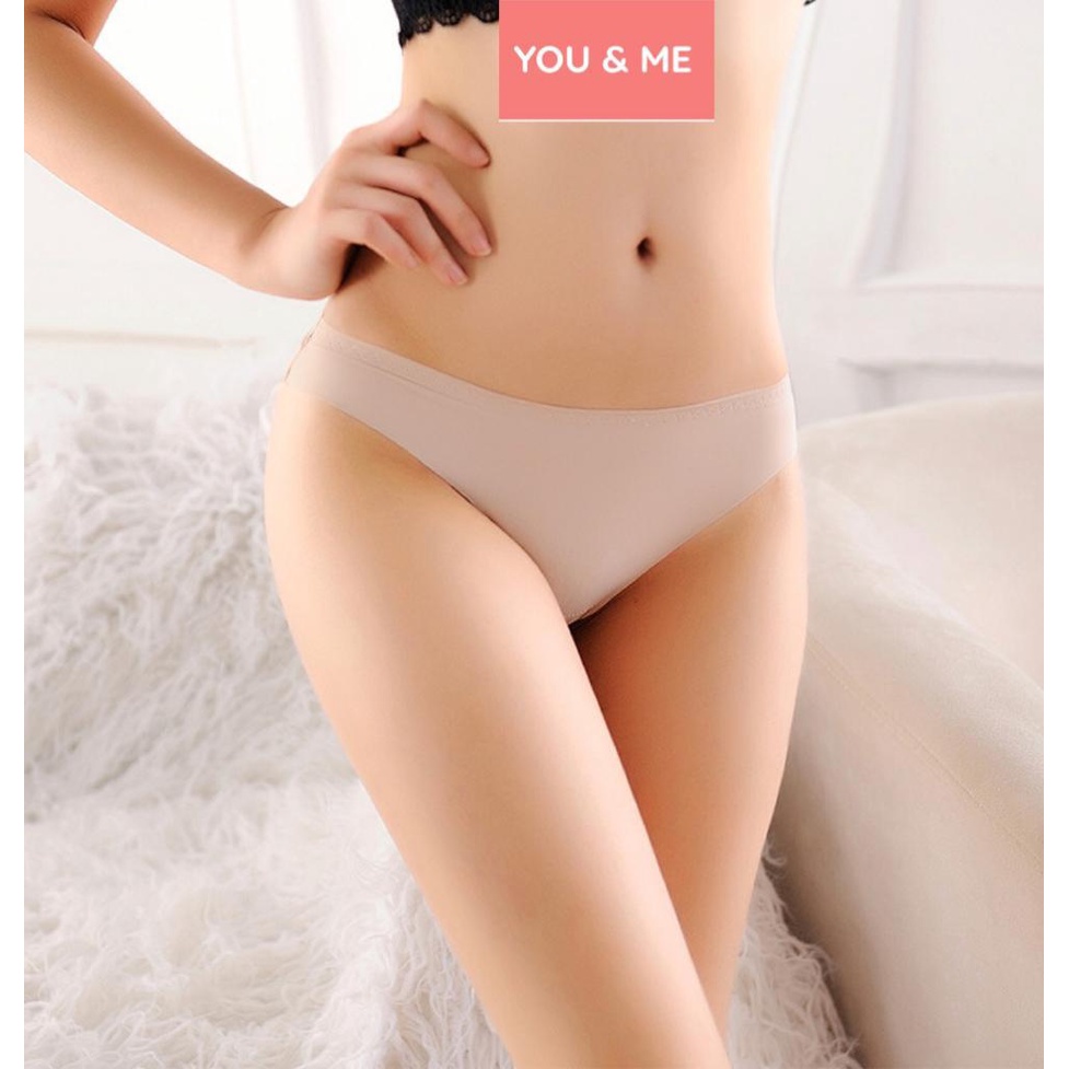 Youandme - Celana Dalam Wanita Thong CD Mulus Sutra Seamless Sexy