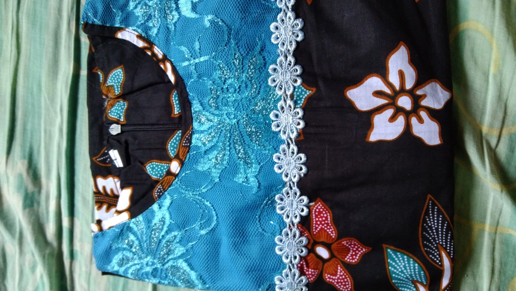 Seragam Batik Anak Dress Brokat Couple Nagita Baju Sarimbit Dres Brukat Wanita