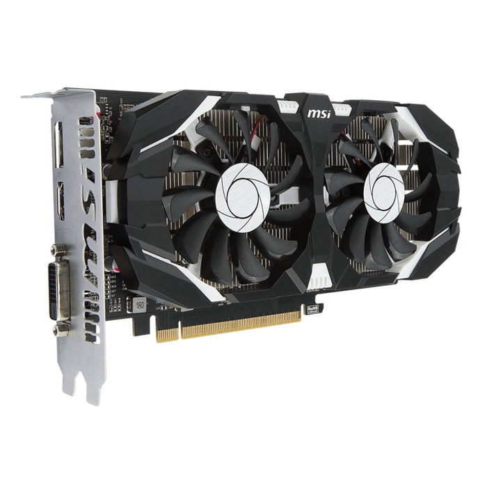 VGA MSI GTX1050 Ti 4GB OC V1 DDR5 (Dual Fan)