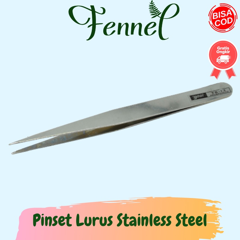 Pinset Lurus Stainless Steel Laboratorium TS-12