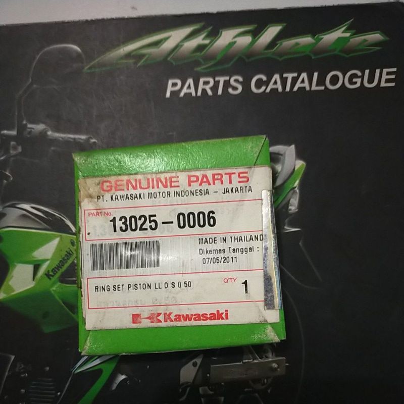 ring seher ring piston os 100, athlete blitz joy kaze zone kaze125