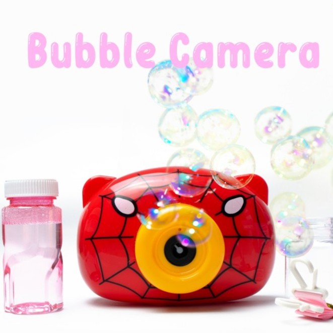 Mainan Bubble Elektrik Bentuk Kamera machine / Gelembung Bubble