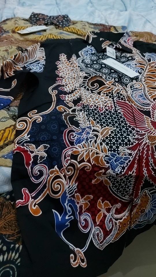 Agrapana Baju Batik Pria Lengan Pendek Batik Premium Kemeja Batik Pria Lengan Pendek Modern Bhamana