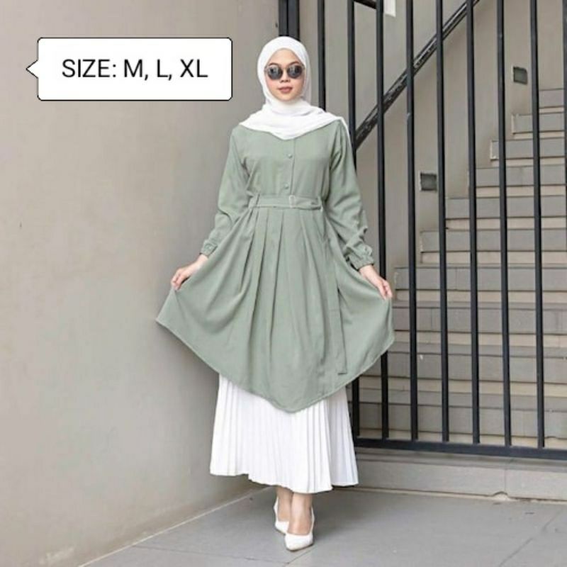 Tunik amanda Tunik kekinian Tunik terbaru 2022/Tunik remaja