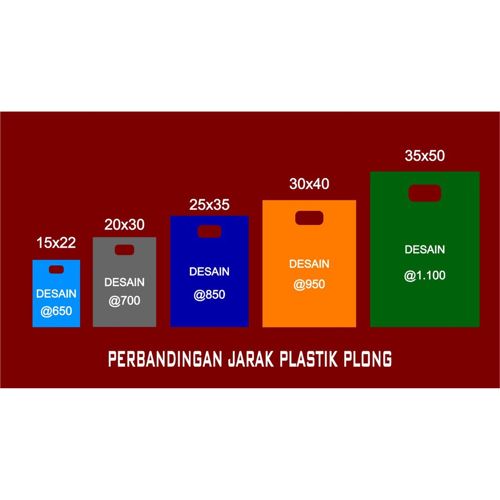 PLASTIK PACKING PLONG SABLON UK 35X45 PLASTIK PROMO