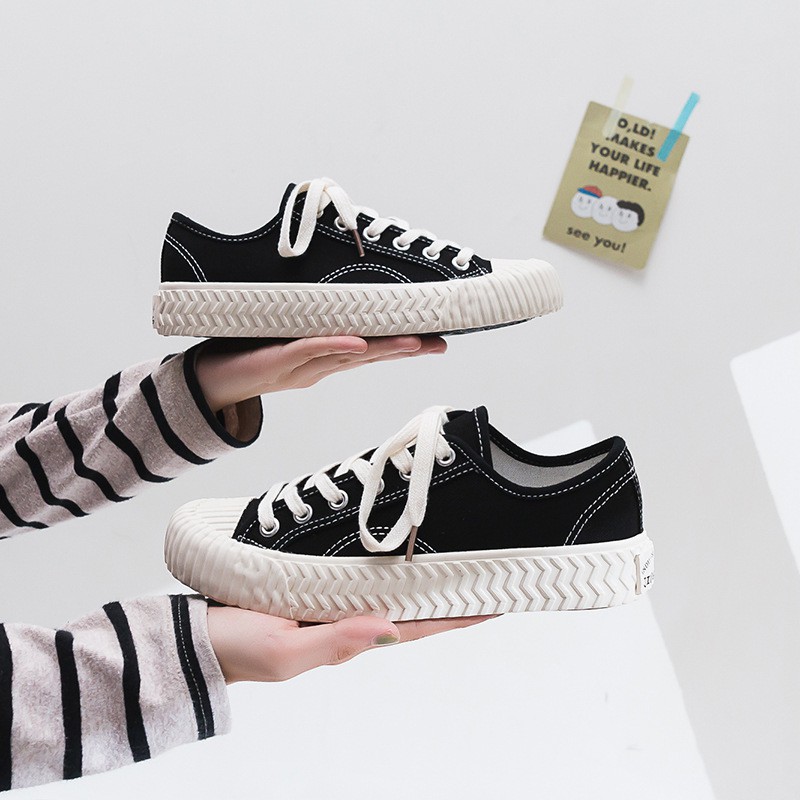 2.2 COD Sale DENDEN.ID Sepatu Kanvas Wanita Sneakers Korea Import DD1005