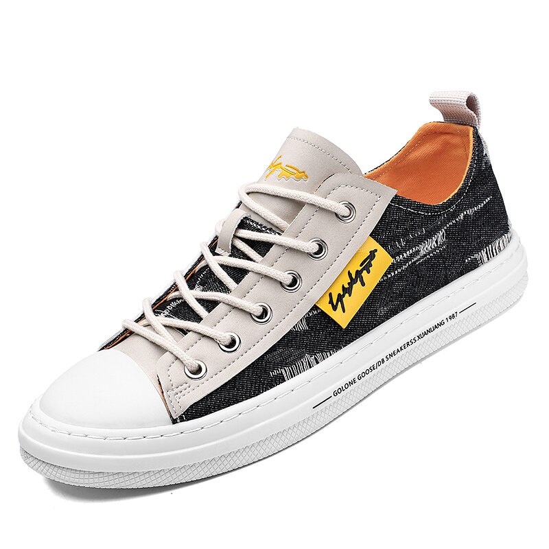 Sepatu Sneaker Pria Import - Interesting GOLONE Db-87 Sneaker Cassual Shoes - Sepatu Kasual Santai-Hitam