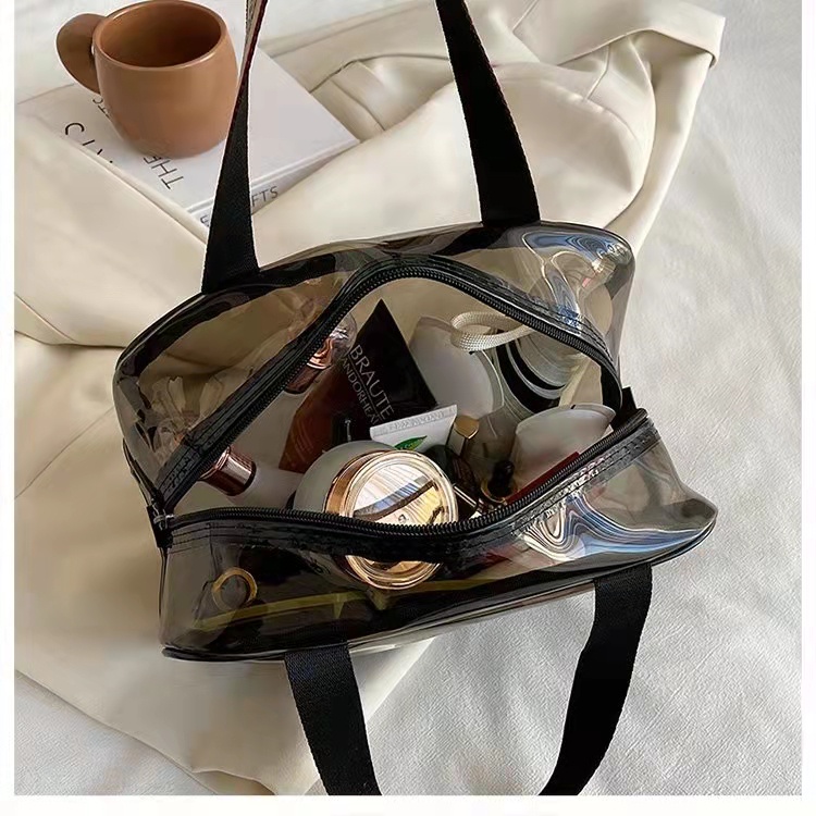 BJ65227 - BEAR/DOGGY/DOLL - TAS TOTE JINJING TRANSPARAN MOTIF WANITA FASHION IMPORT MODIS ELEGAN TERMURAH TERLARIS TERBARU BAGSTORE JAKARTA TAS BATAM ZC5227