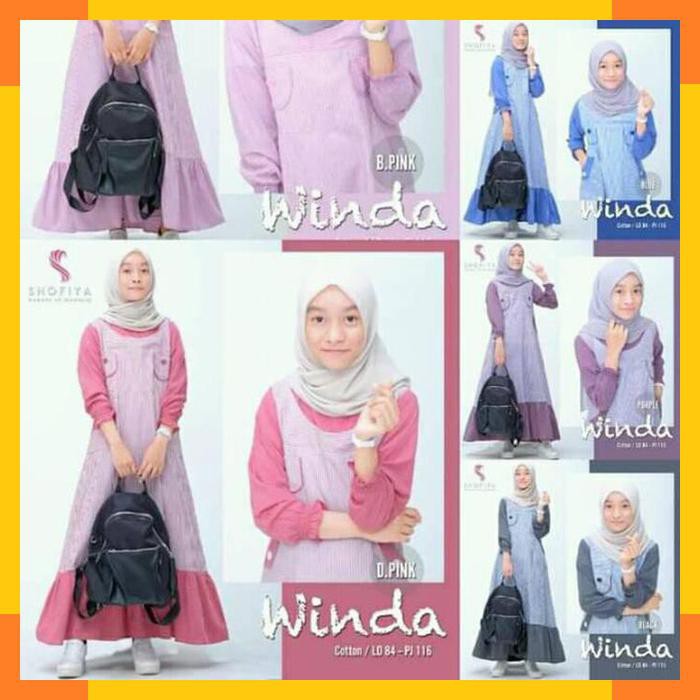 ORIGINAL SHOFIYA Gamis Winda Kids by SHOFIYA