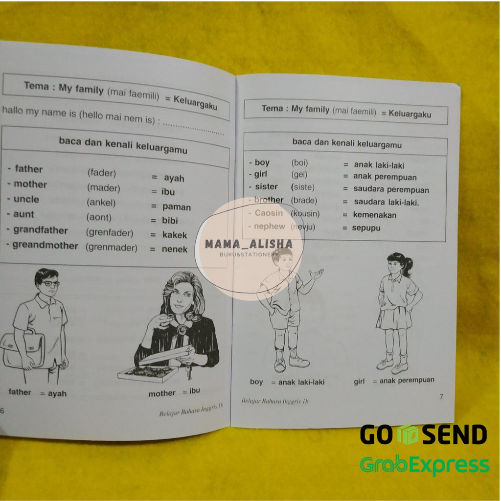 Buku Anak - Belajar Bahasa Inggris Jilid 1B untuk TK dan SD Kelas 1-1