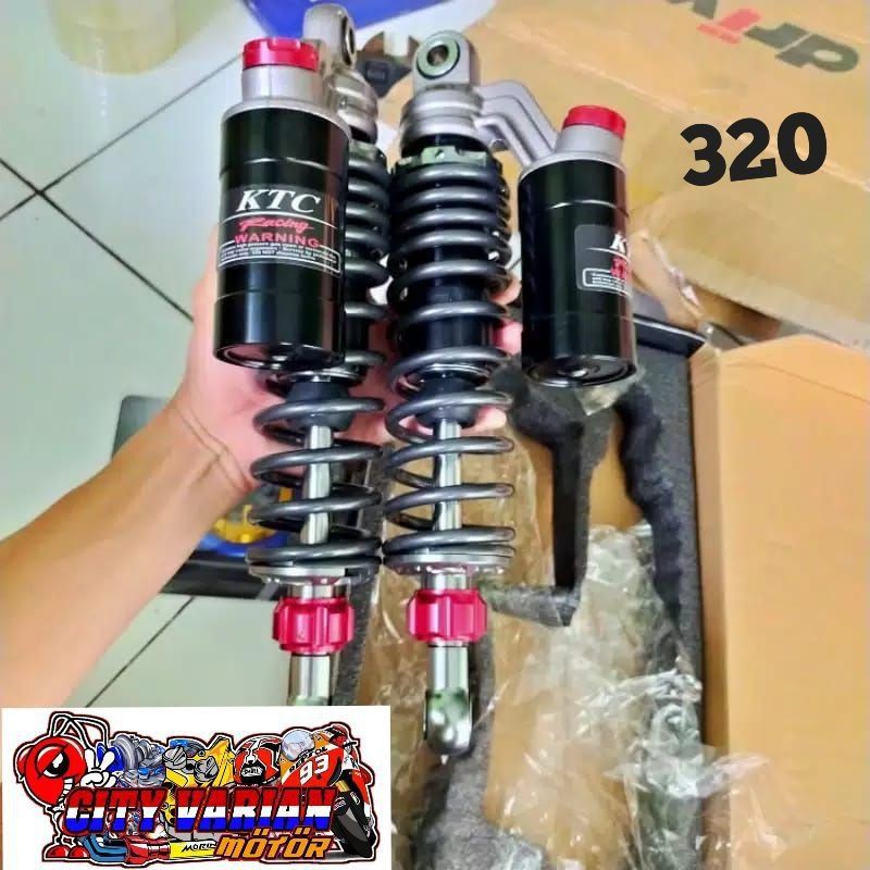 Shockbreaker Shock Tabung atas m KTC 320 340 280MM Tiger RX KING CB Supra Wave Kharisma Jupiter Nmax