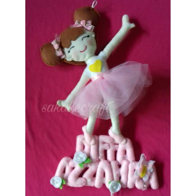 Hanging Door Hiasan Dinding Flanel Hiasan Dinding Nama Hanging Door Gantungan Pintu Kamar Gantungan Shopee Indonesia