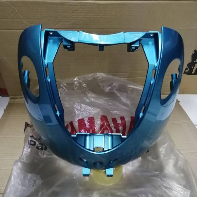 tameng panel depan fino karburator biru jazz original ygp 1ubf831100p4