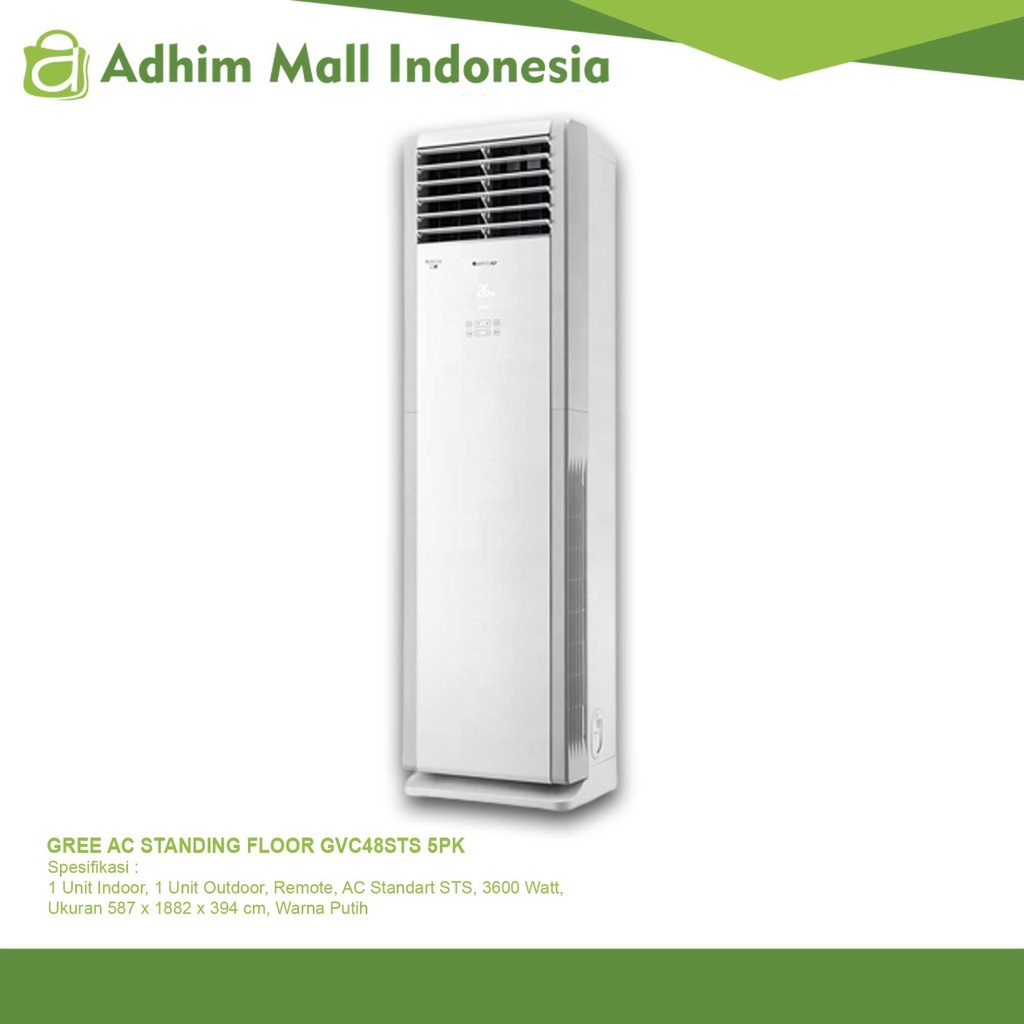 GREE AC STANDING FLOOR GVC48TSS 5PK