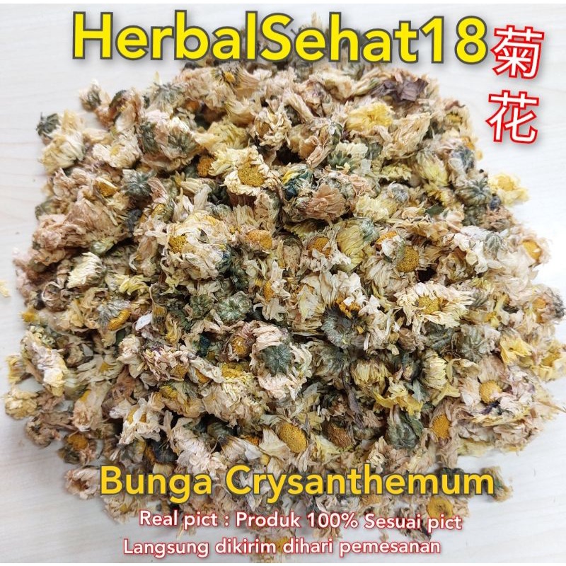 

Teh Bunga Krisan 100 g (Bunga chrysantemun) khusus tambahan di liang teh