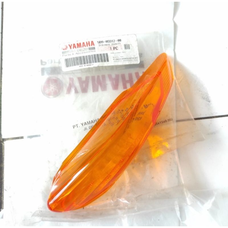 Mika Sein Sen riting retteng bagian Kiri Kuning Lens Flasher Yamaha Vega ZR 2009 Original 5D9-H3312-
