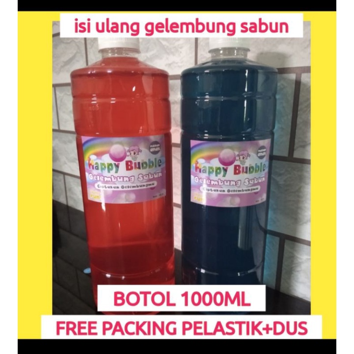 ISI ULANG GELEMBUNG SABUN CAMERA 1LITER BOTOL / ISI ULANG GELEMBUNG KAMERA / ISI REFILL GELEMBUNG BU
