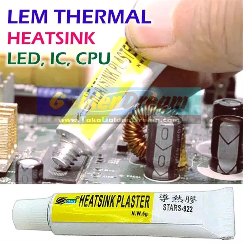 Jual Thermal Glue Heat sink Adhesive Lem Heatsink Thermal Plaster Stars