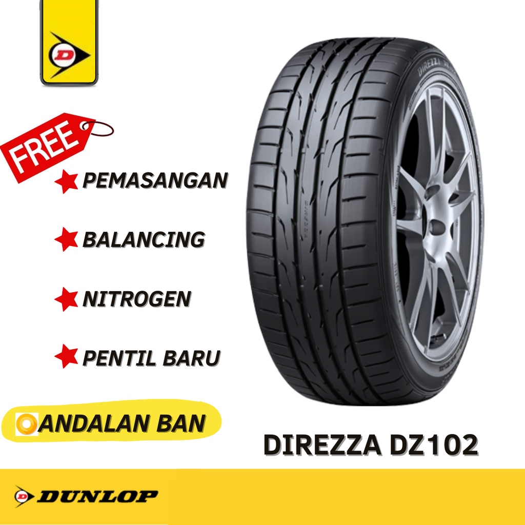 KUPON BAN DUNLOP 205/45 R17 DIREZZA