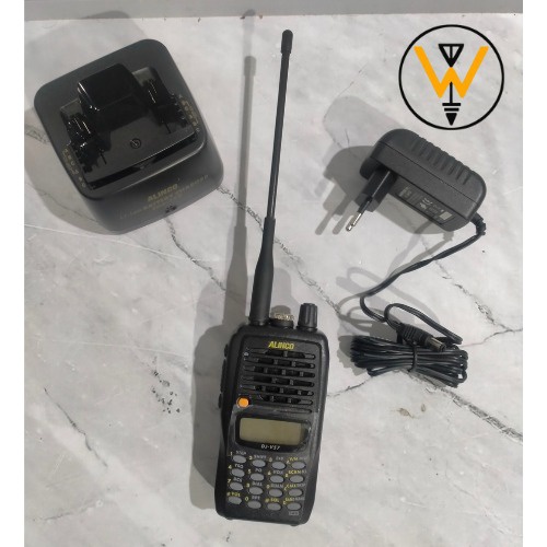 ALINCO DJ V-57 UHF/VHF DUAL BAND FM TRANSCEIVER V57 V 57 HT GARANSI
