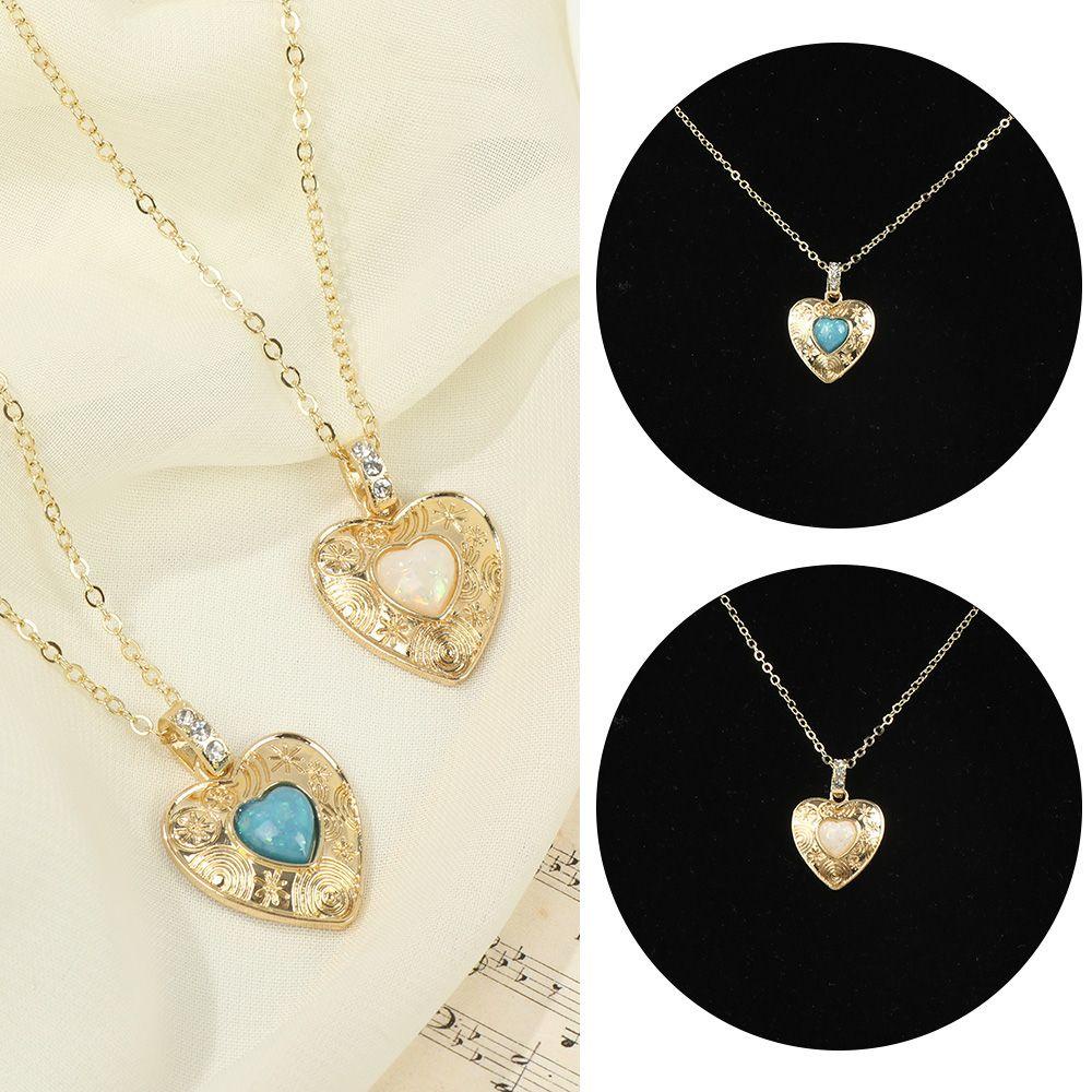 R-flower Heart Locket Necklace Fashion Aksesoris Perhiasan Yang Dapat Disesuaikan Pribadi