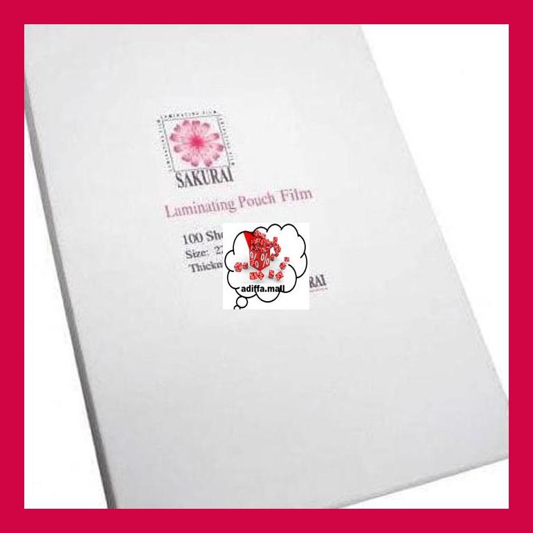

474S0T5D Plastik Laminating Film A4 ( Isi 100 Lembar)-Laminator/Mesin Laminasi Mytpjd80E