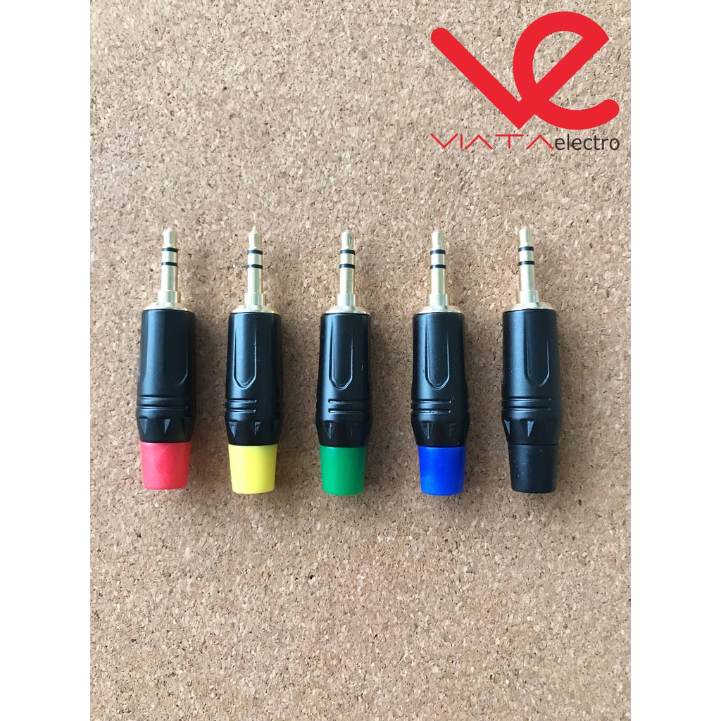 JACK 3,5mm STEREO JACK 3.5mm GOLD PLATE BODY BESI 5 WARNA JACK MINI 3,5