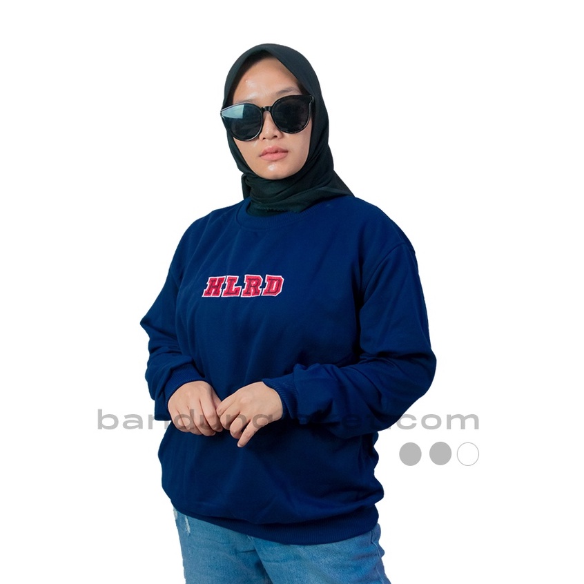 TATAMI HLRD SWEATER CRAWNECK BORDIR NEVY // SWEATSHIRT HOLYRIDER BORDIR