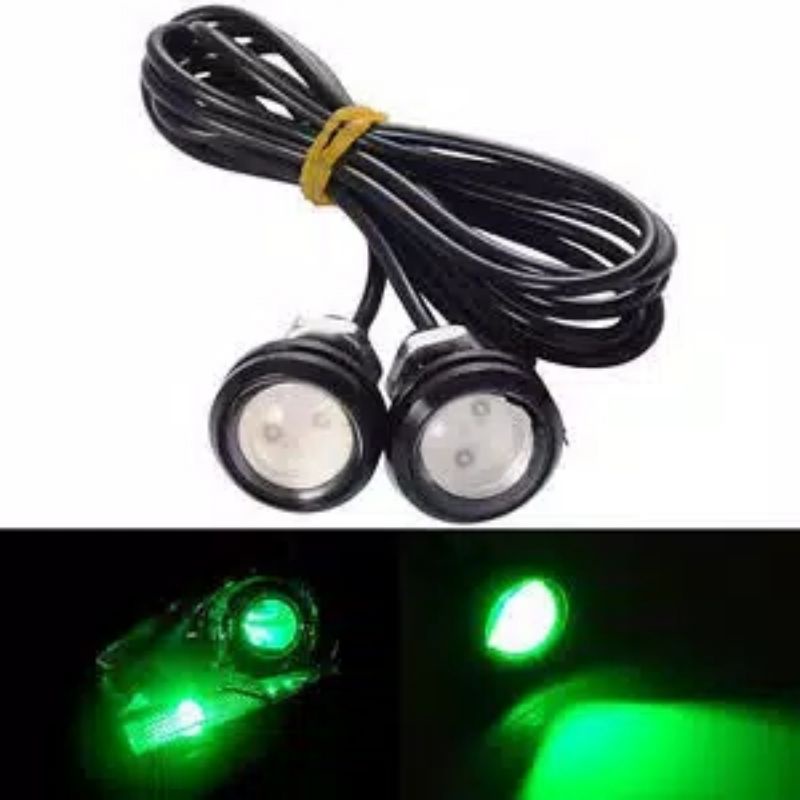 2pcs DRL Eagle Eye Drat Lampu LED Mata Elang 23mm 2pcs