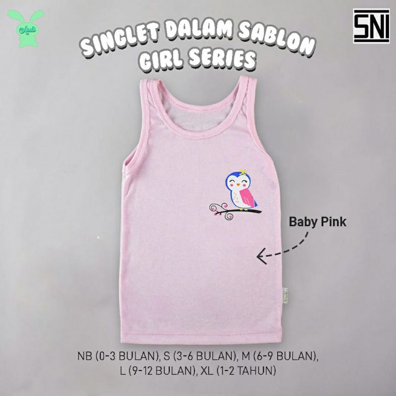 Singlet polos aruchi boy &amp; girl - singlet anak