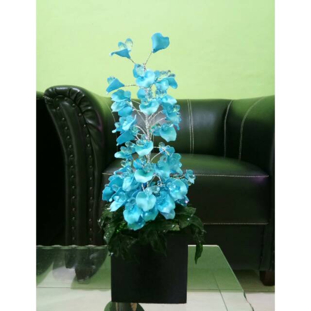 Bunga sakura manik pot
