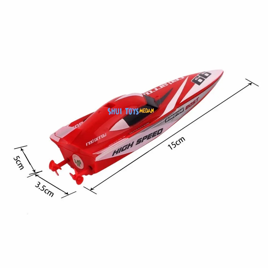 Mainan RC Boat Mini High Speed RC Kapal Remote Control Boat Speed