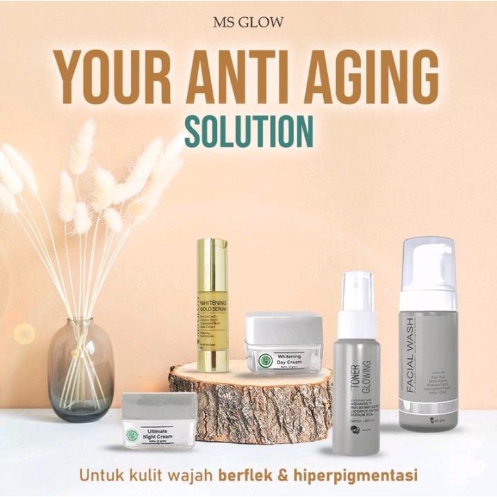Paket Ultimate + Serum Gold Whitening MS Glow