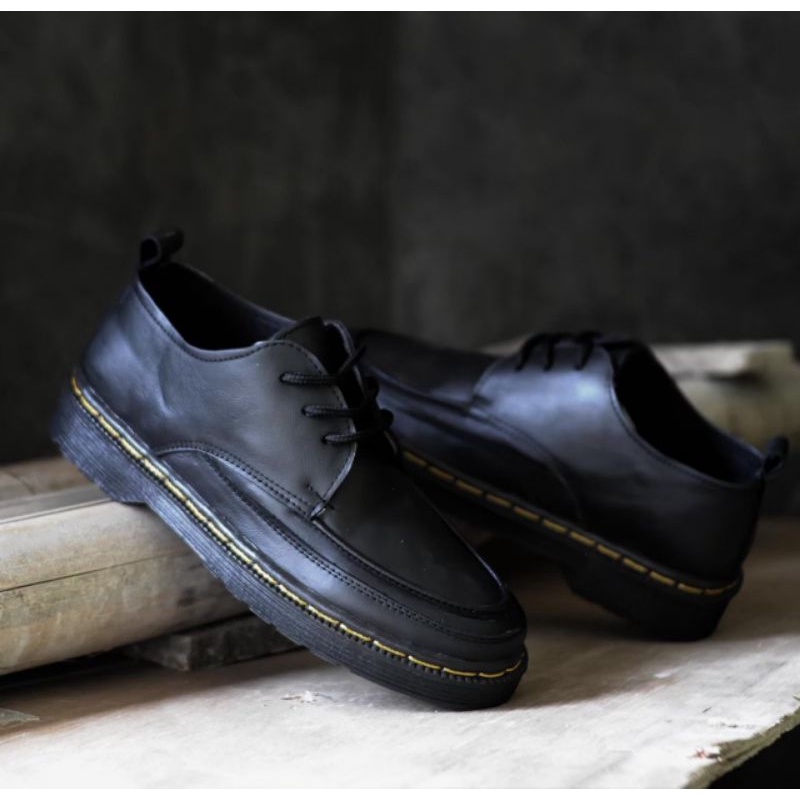 FULL LEATHER SEPATU SEMI BOOT Kulit PRIA Mr Joe Tarantula ORIGINAL Oxford Klasik Kasual Formal Kerja Kantor Guru