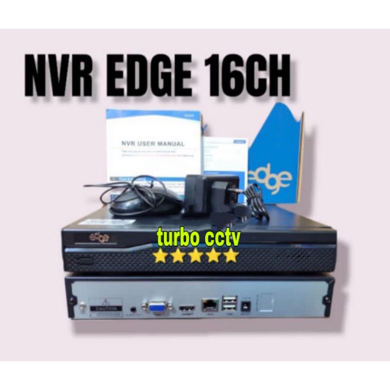 NVR 16ch EDGE IPCamera 5MP Onvif