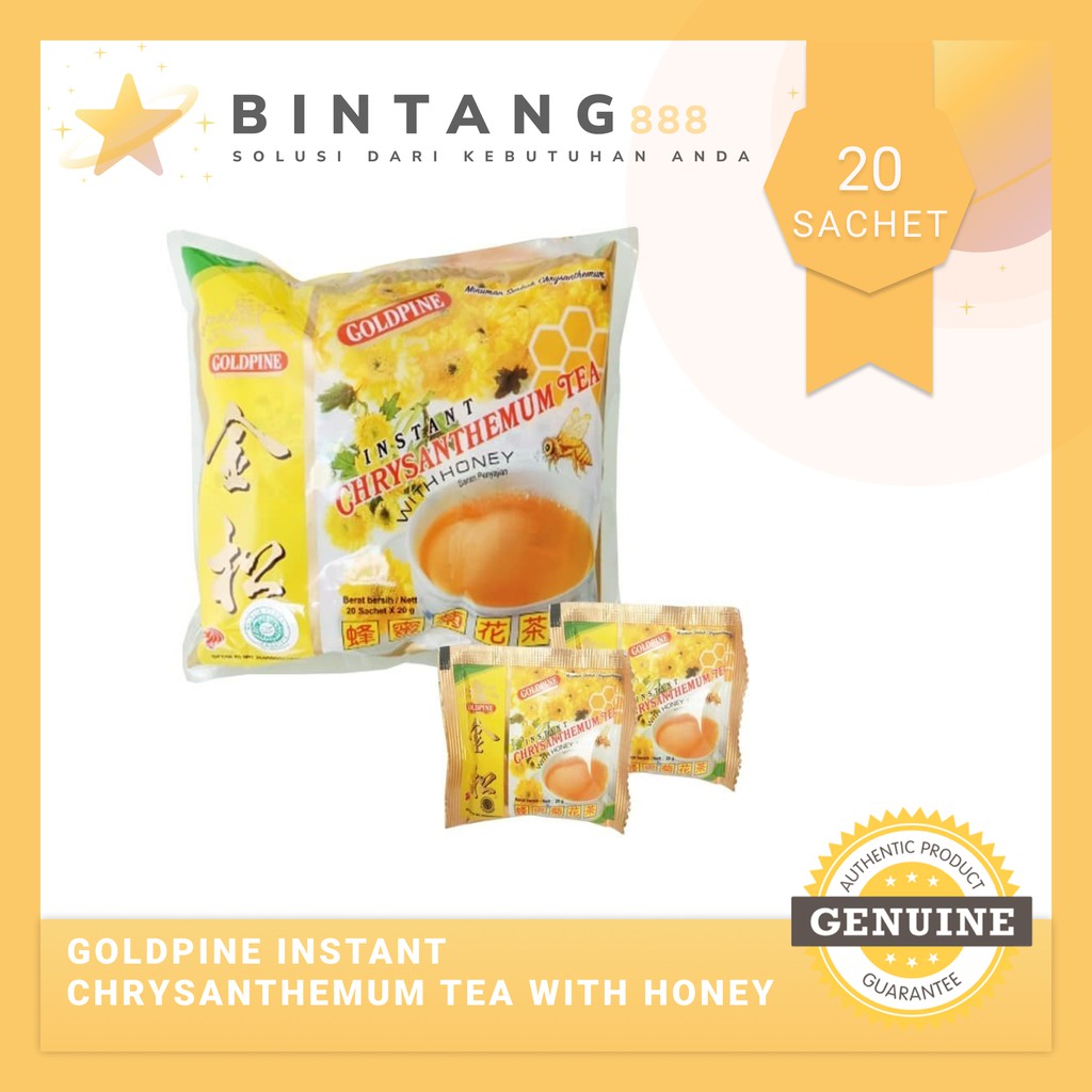 

Goldpine instant Chrysanthemum Tea with honey (Bungkus)