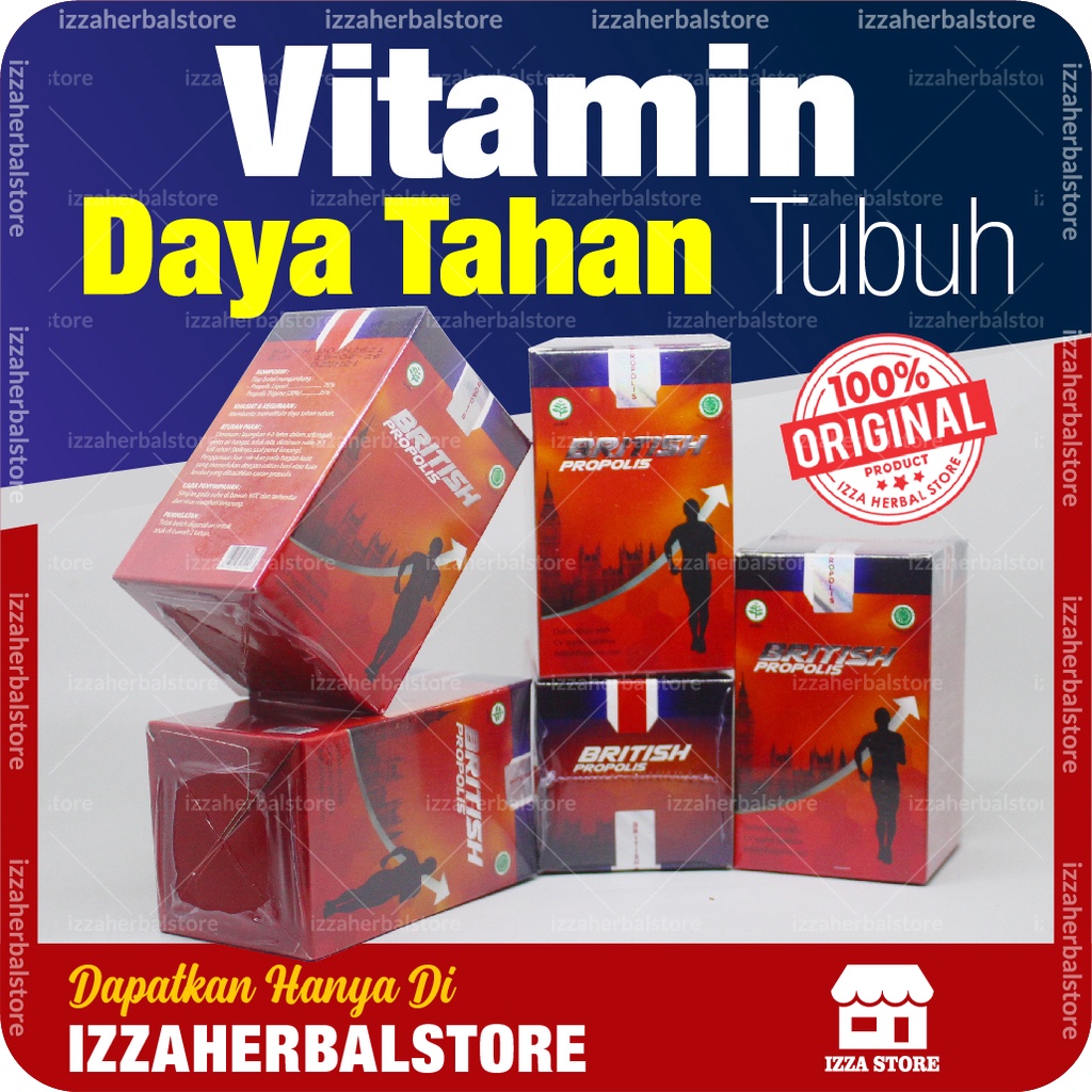 Vitamin Daya Tahan Tubuh British Propolis Isi 6 ml Meningkatkan Daya Tahan Tubuh Pilihan Terbaik